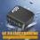 Γρήγορος φορτιστής 65W 6 σε 1 με θύρες USB-C και USB-A, φόρτιση φορητού υπολογιστή 65W Type-C, 6