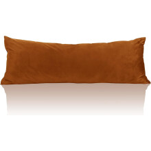 Kissenbezug in gebranntem Orange, superweicher Samt-Kissenbezug (groß) für Heimdekoration, Sofa, Schlafzimmer