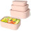 Ensemble de 3 boîtes de conservation alimentaire en silicone – Hermétiques, 1