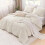 Boho effen dekbedovertrekset California King 2