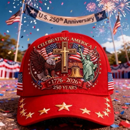 Eagle & Liberty & Cross, Καπέλο 250ής Επετείου των Ηνωμένων Πολιτειών – Ρυθμιζόμενο 1