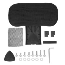 TOYMYTOY Support de tête pour chaise de bureau, soutien lombaire en maille, pour adultes, idéal pour la conduite (1 pièce)