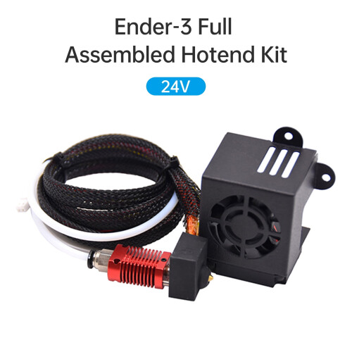 Ender-3Πλήρως συναρμολογημένο κιτ Hotend 24V με κάλυμμα σιλικόνης και θερμίστορ 1,2m, 1