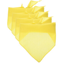 OUNONA4-pack stora hundbandanaset bekväma utomhushalsdukar för husdjur, lätta att rengöra och för kostymer