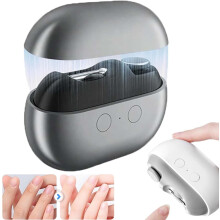 Cortauñas eléctrico Fanyil Easy Clip mejorado, 3 en 1 con luz LED, indoloro para artritis/baja visión/niños/personas mayores, compatible con EE.