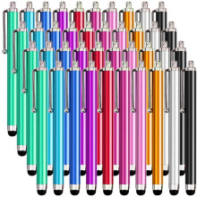 Lápiz óptico homEdge, paquete de 40 unidades para iPad, iPhone, smartphones y tabletas – Compatible con pantallas táctiles capacitivas