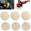 Kit de boinas de lã de 7 polegadas para polimento em furadeira, compatível com polimento de carroceria e capô, 6 peças. 3
