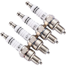 A7TC Tändstift för GY6 49cc-50cc ATV Scooter Pit Dirt Pocket Racing Bike Moped Gokart Quad4Wheeler Buggy Pit Bike SSR 4-pack