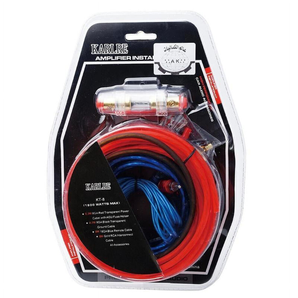 Clearance! 1X 1500W Car Amplifier Install Wiring Kit Audio Subwoofer Kits Power Rca D6q5 9313598862990