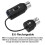 M-VAVE MS1 Mini Wireless MIDI Transmission System - MIDI Wireless Adapter, Plug and Play, Compatible with Devices Featuring MIDI Interface 4