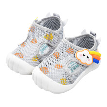 Chaussures d'été Mikilon pour bébé en maille, pointures 5 à 32 mois. Chaussures fines et confortables à enfiler pour bébé.