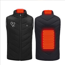 Dětská vyhřívaná vesta, USB Smart Constant Temp, 2 topné zóny, Softshell, pro věk 4-15 let, kompatibilní s USB powerbankami