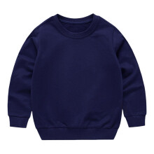 Shirts met lange mouwen voor jongens en meisjes, effen kleuren, ronde hals, casual en comfortabele hoodies, basic T-shirts voor tieners en jongeren.