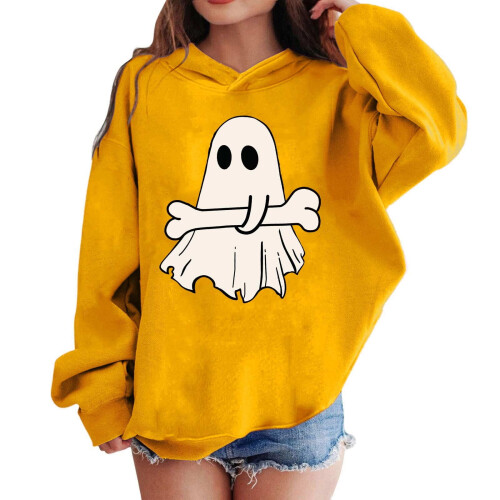 Moletom infantil com capuz e estampa de Halloween. 1