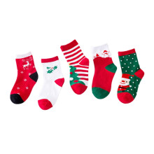 5Kids Vianočné Ponožky - Unisex Crew Santa Bavlnené Teplé Vianočné Darčeky