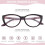 Γυαλιά ανάγνωσης Cat Eye Bifocal για γυναίκες, κομψά γυαλιά ανάγνωσης που μπλοκάρουν το 7