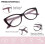 Γυαλιά ανάγνωσης Cat Eye Bifocal για γυναίκες, κομψά γυαλιά ανάγνωσης που μπλοκάρουν το 6