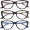 Γυαλιά ανάγνωσης Cat Eye Bifocal για γυναίκες, κομψά γυαλιά ανάγνωσης που μπλοκάρουν το 3