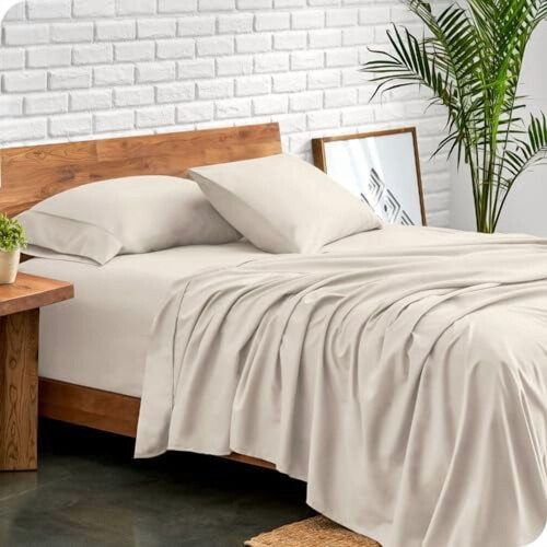 Σετ σεντονιών Twin XL – 1800 Ultra-Soft Microfiber, Διπλά Βουρτσισμένα, Βαθιές Τσέπες, 3 τεμαχίων 1