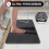 Antislip badmat met rubberen achterkant, superabsorberend & 3