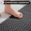 Antislip badmat met rubberen achterkant, superabsorberend & 5
