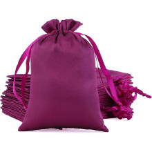 Lot de 30 sacs cadeaux en satin Ă cordon de serrage de 7,6 x 10,2 cm