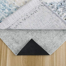 Sous-tapis antidérapant 152 cm x 244 cm en feutre et caoutchouc