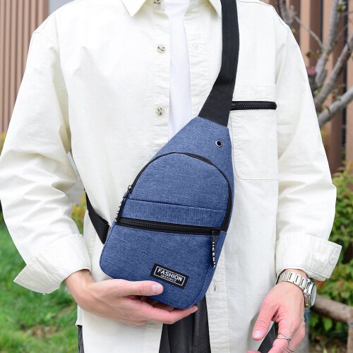 Μικρή τσάντα Crossbody για γυναίκες άνδρες, casual ελαφριά τσάντα στήθους γυμναστικής 2