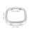 Κάλυμμα θήκης smartwatch με πλαίσιο από στρας από υλικό PC 6