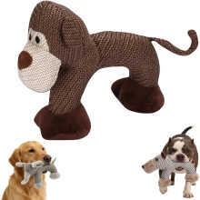 Squeaky Dog Chew Animals, 2026 New Linen Safari Companions, Durable Linen Fabric, to Relieve Boredom and Anxiety in Dogs for Small Medium Dogs