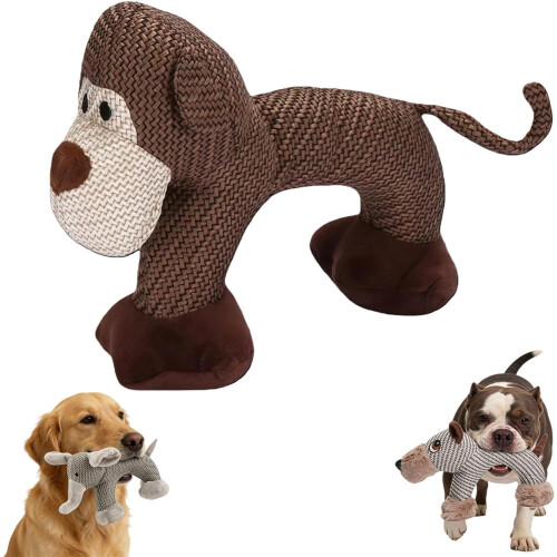 Squeaky Dog Chew Animals, 2026Νέοι Σύντροφοι Λινών για Σαφάρι, Ανθεκτικό Λινό Ύφασμα, για την