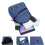 Μικρή τσάντα Crossbody για γυναίκες άνδρες, casual ελαφριά τσάντα στήθους γυμναστικής 5