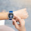 Κάλυμμα θήκης smartwatch με πλαίσιο από στρας από υλικό PC 8