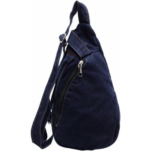 Dame denim crossbody-taske 1 stk.