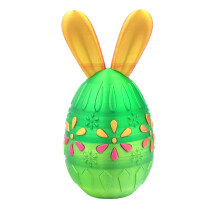 3D-geprint, vulbaar paashaasje en paasei-ornament – Lente- en feestdecoratie voor thuis, op tafel of in de kast – Geschikt voor paasdecoratie