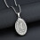 Colar com pingente da Virgem Maria de Guadalupe em ouro 6