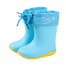 Botas de lluvia para bebés y niños pequeños, fáciles de poner, impermeables, para niños y niñas (de 1 a 9 años).
