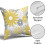 Grå & Blå Daisy Örngott 40x40 cm Set med 2 5