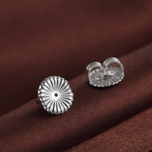 Earring Backs Locking Earring Backs for Studs 925 Sterling Silver Earring Backs Lifters Replacement Earring Backs Butterfly Clasp for Studs 1