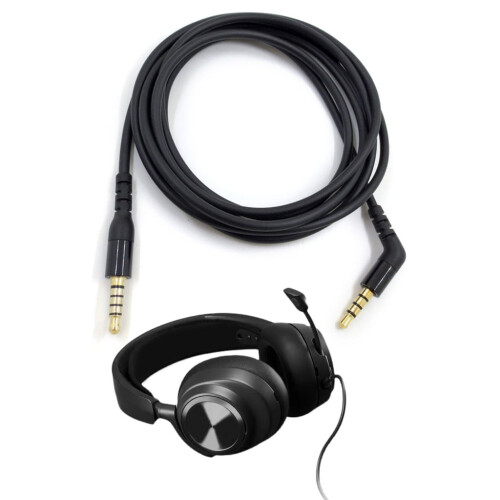 SIEYIO Aux TPE Cable Extension Cord for SteelSeries Arctis Nova Pro Adapter Replacement 1