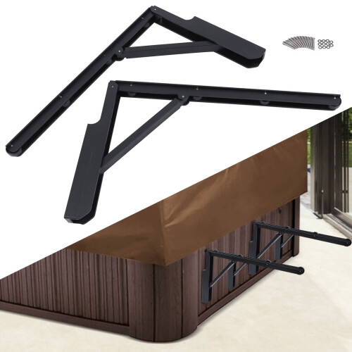 Système de levage et de retrait de la couverture de spa/jacuzzi sans armoire 1
