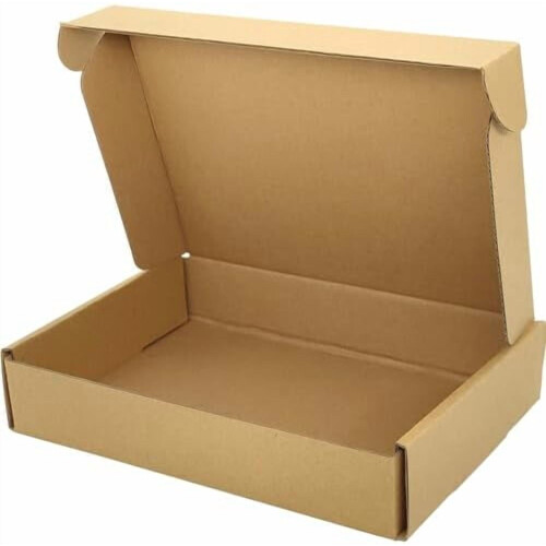 Cutii de transport maro, 28x20x5 cm, pachet de 25 2