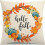 Housse de coussin automne en coton et lin 45 x 45 cm 2