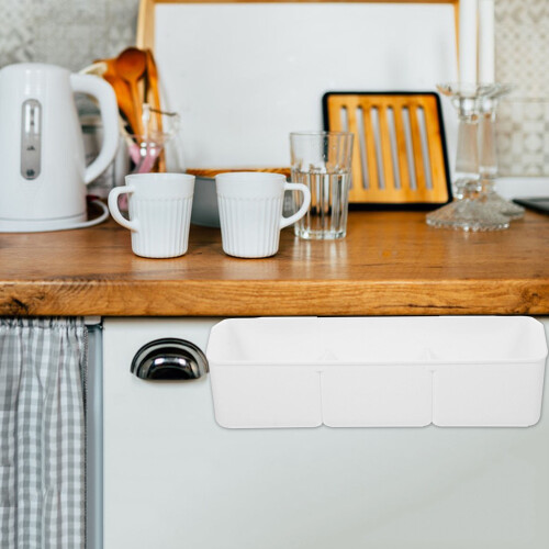 Panier de rangement blanc pour porte de placard (1 pièce) 2