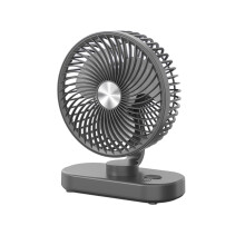 Ventilateur de bureau USB avec affichage numérique, fixation murale 8 pouces