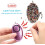 Women's Personal Alarm Keychain 140dB with LED Light 5 Pack 2