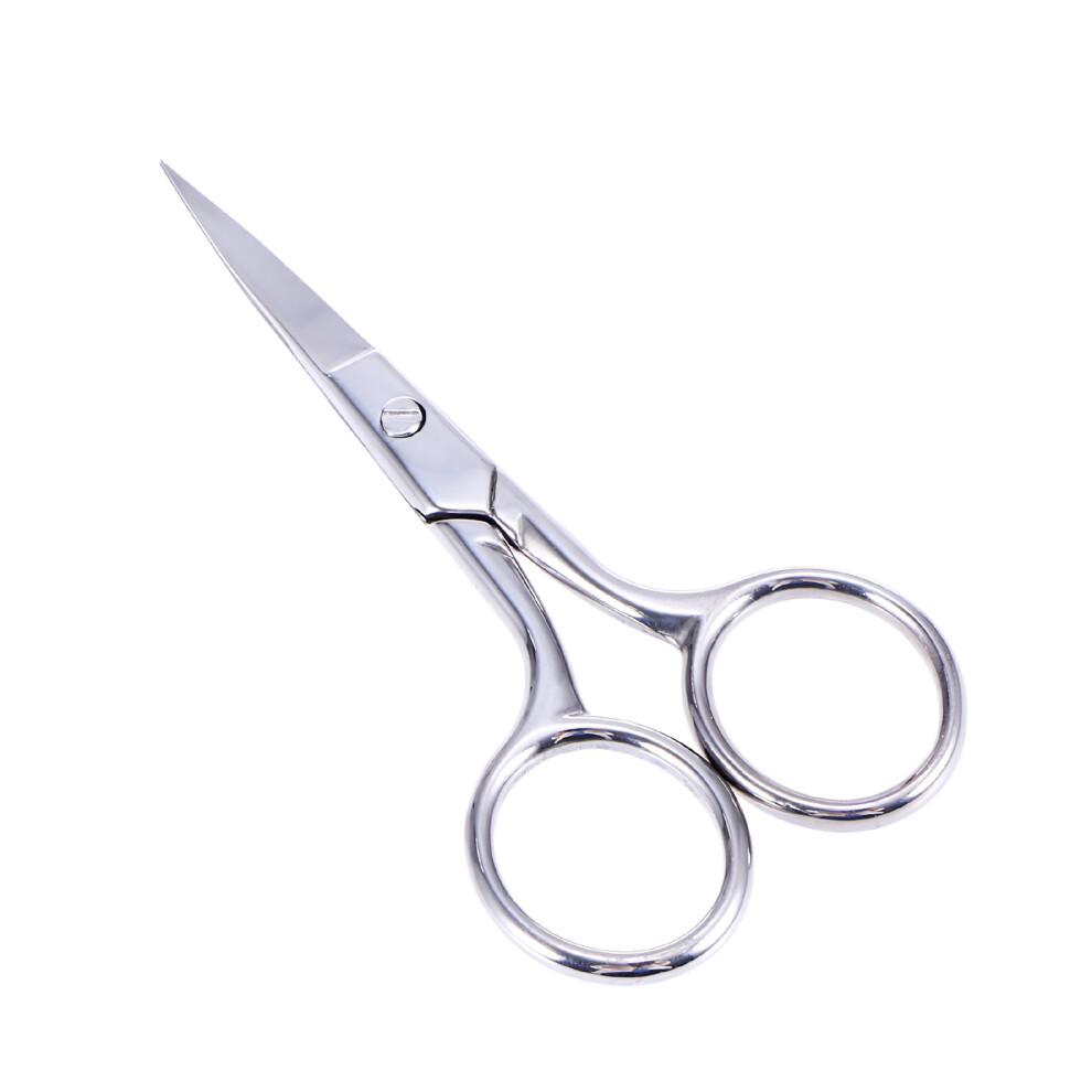 Orange Eyebrow Scissors,Stainless Steel Small Scissors For Hair,Eyebrows,Nose Hair,Beard,Eyelashes,Cuticle