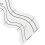 Righelli trasparenti in acrilico per quilting, modelli ondulati per patchwork, righello per quilter 7
