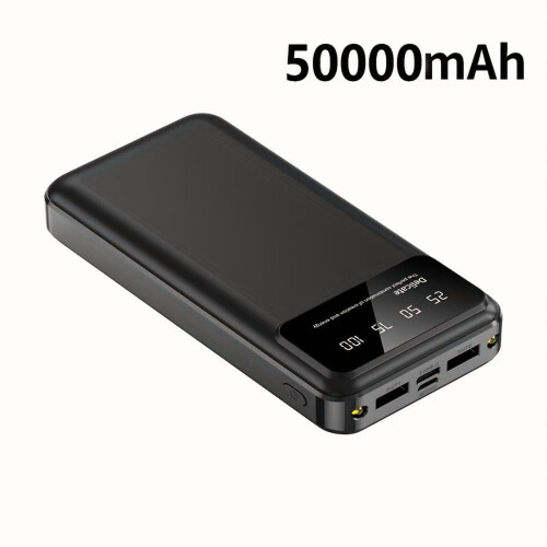 Φορητή μπαταρία 50000mAh με οθόνη LED και φακό, γρήγορη φόρτιση για συσκευές Android,