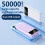 Φορητή μπαταρία 50000mAh με οθόνη LED και φακό, γρήγορη φόρτιση για συσκευές Android, 8